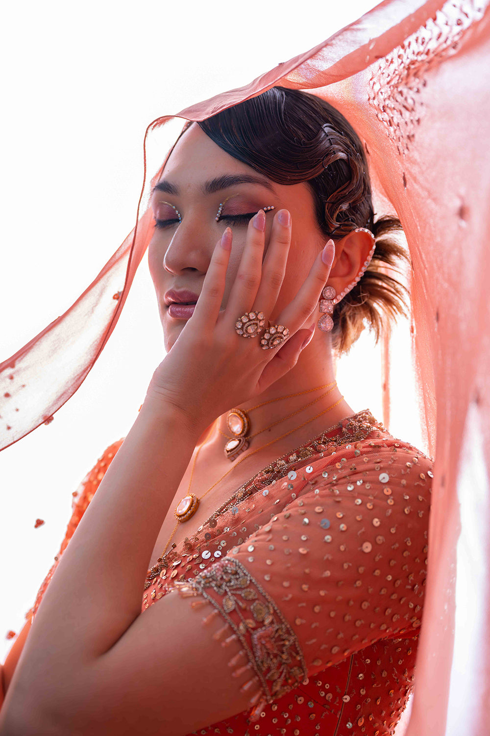 Apricot Affair Lehenga