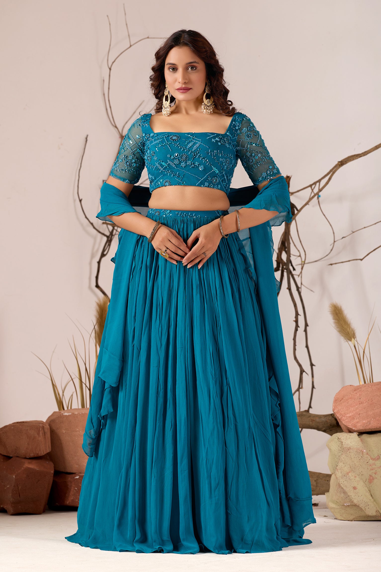 Neelkamal - Embellished Lehenga Set