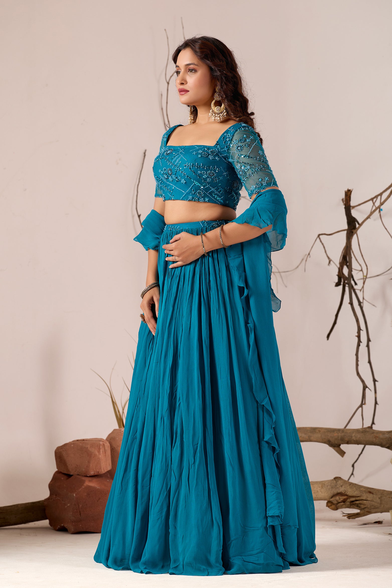 Neelkamal - Embellished Lehenga Set
