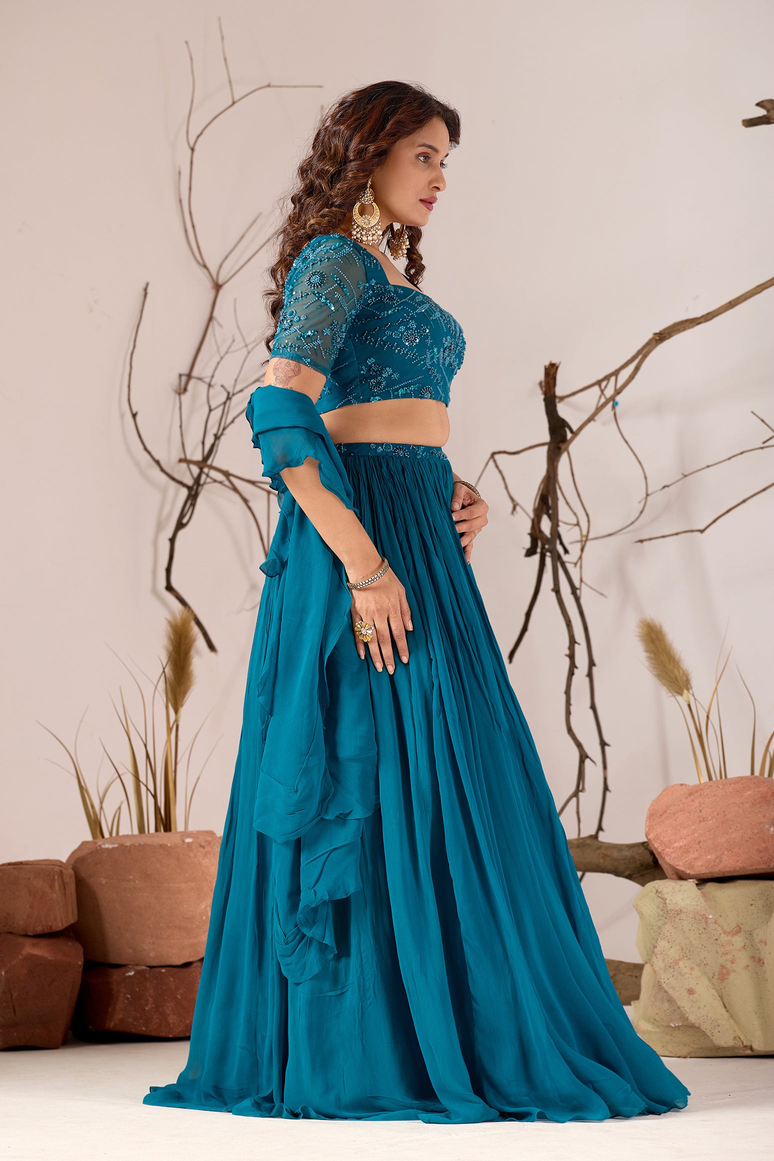 Neelkamal - Embellished Lehenga Set