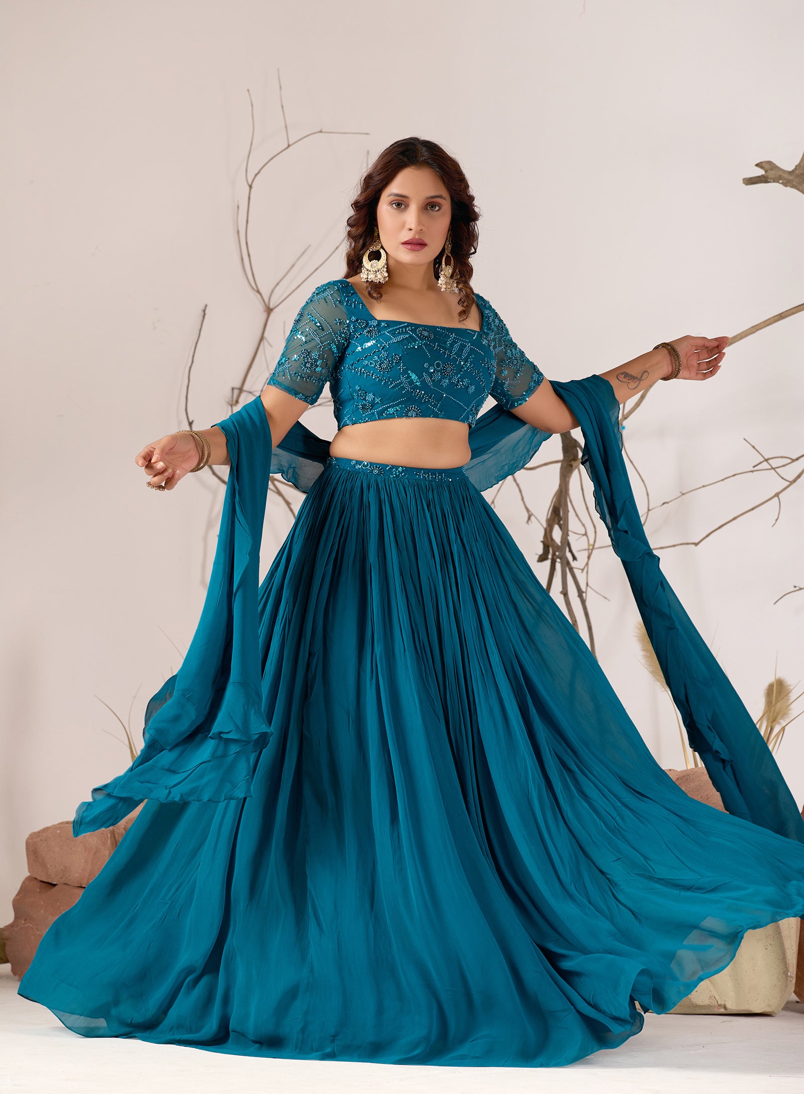 Neelkamal - Embellished Lehenga Set