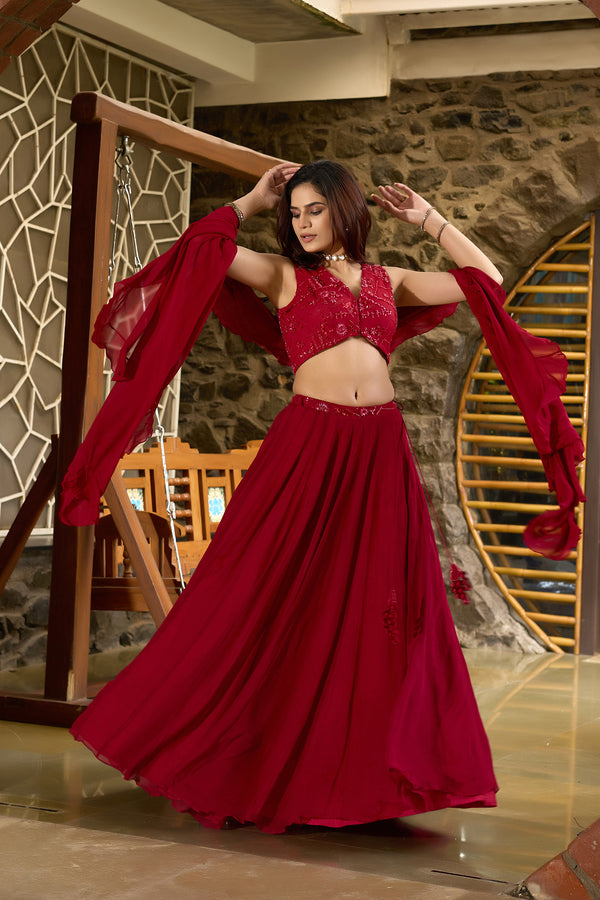 Laalima – Embellished Lehenga Set