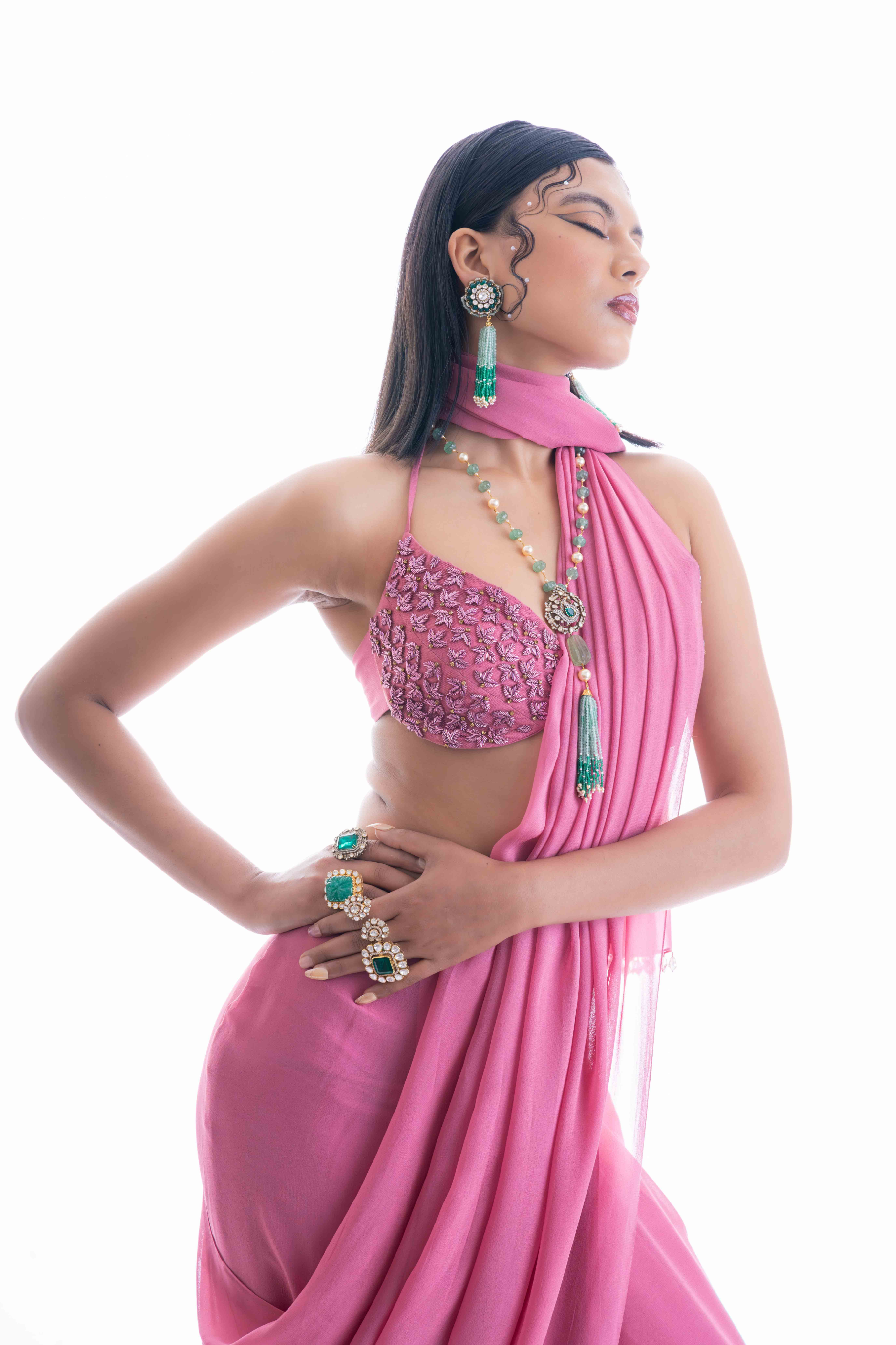 Noble Blush Saree