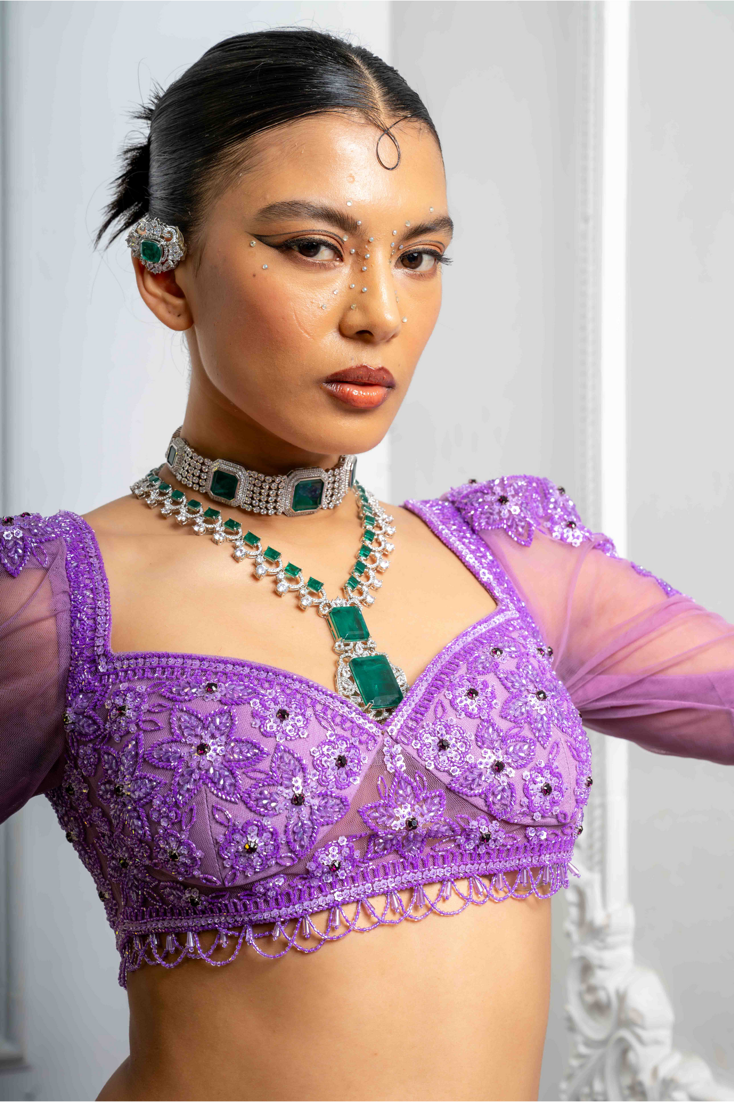 Lilac Charm Lehenga Ensemble