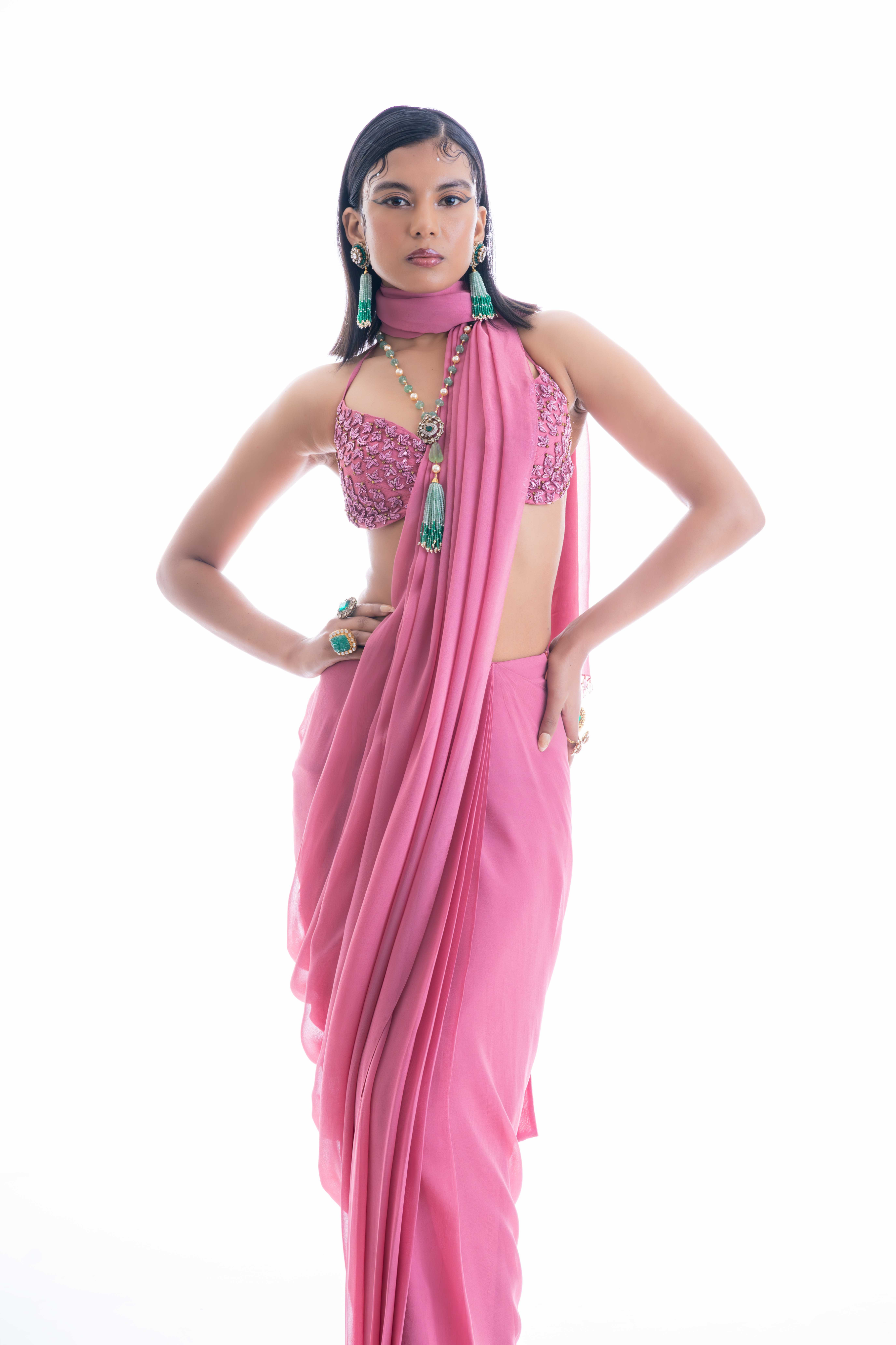 Noble Blush Saree