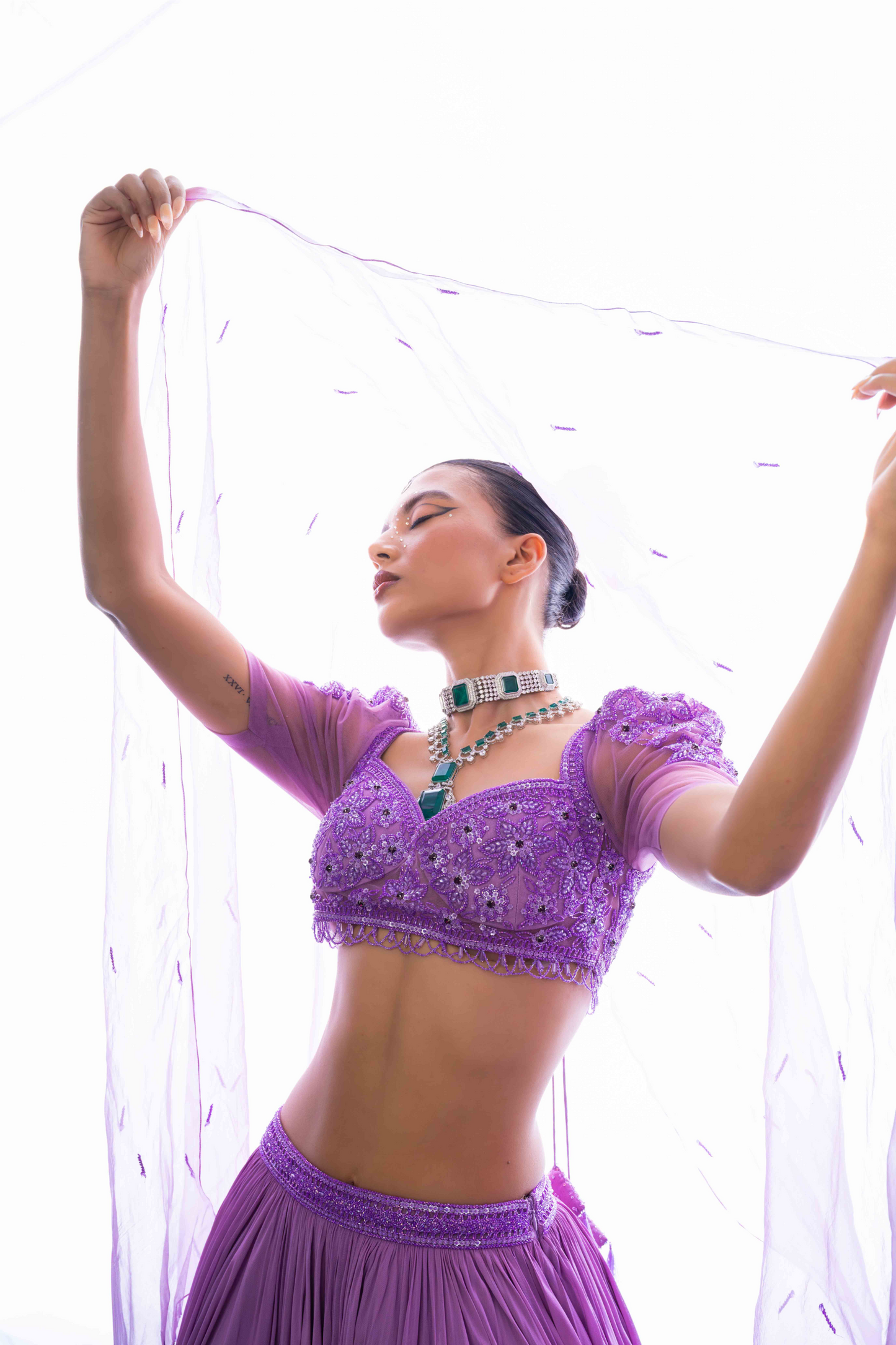 Lilac Charm Lehenga Ensemble