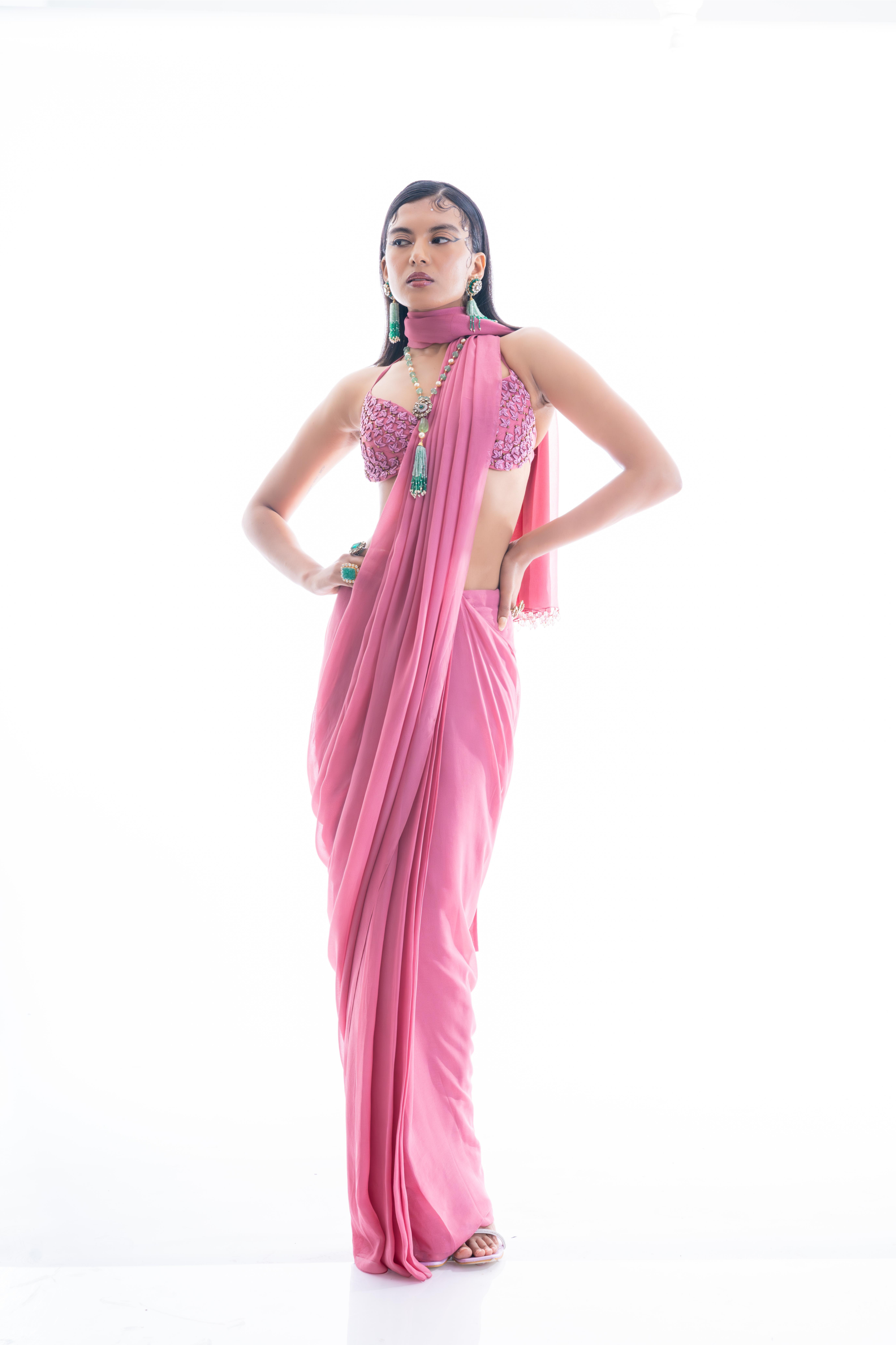 Noble Blush Saree