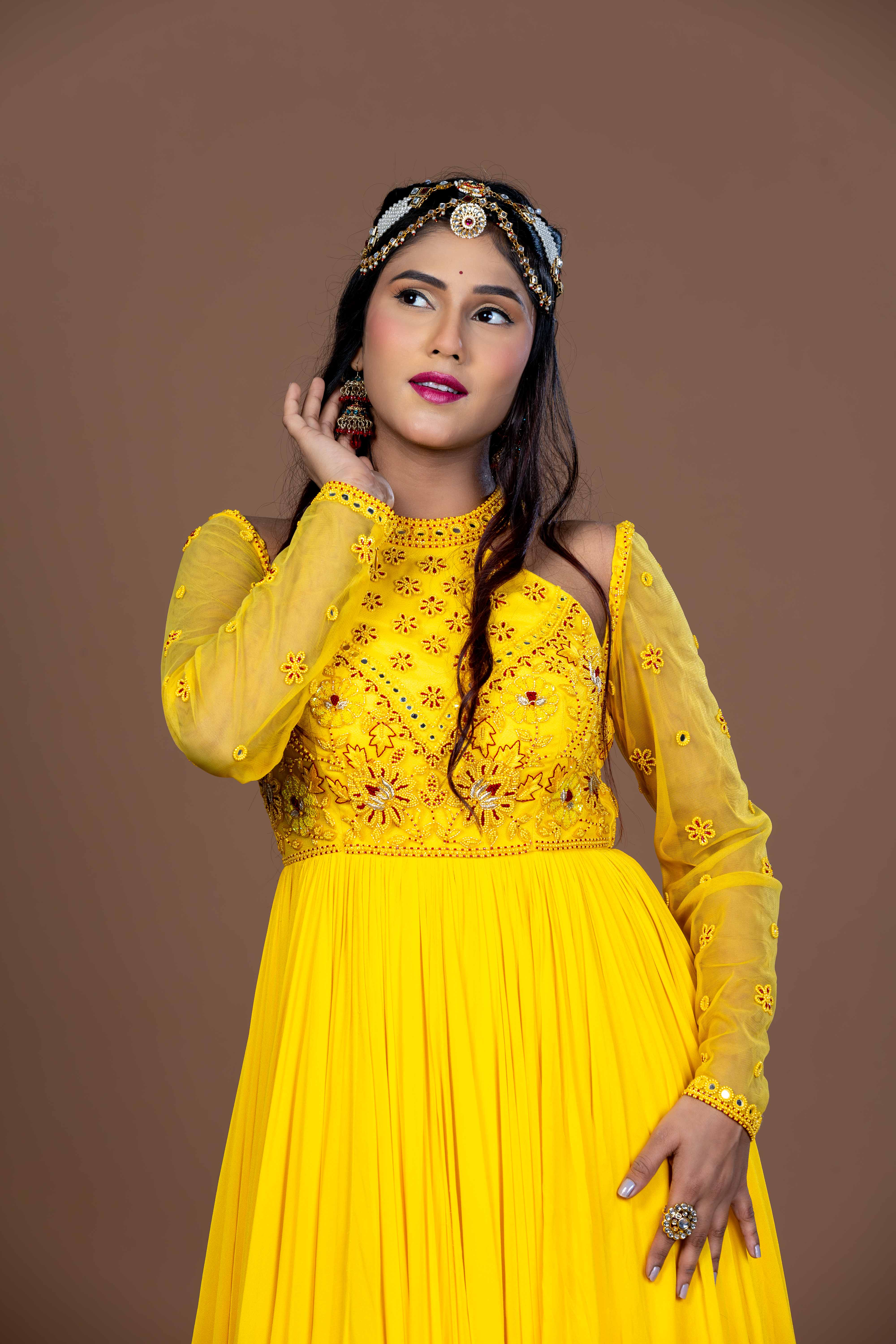 Phool Anarkali Set