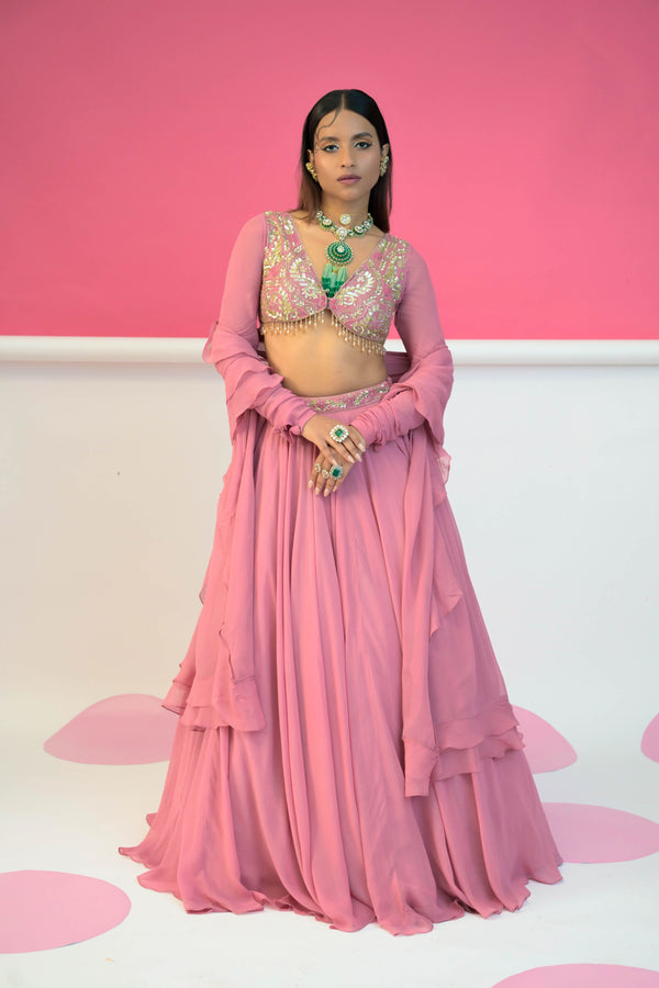 Regal Rose Lehenga