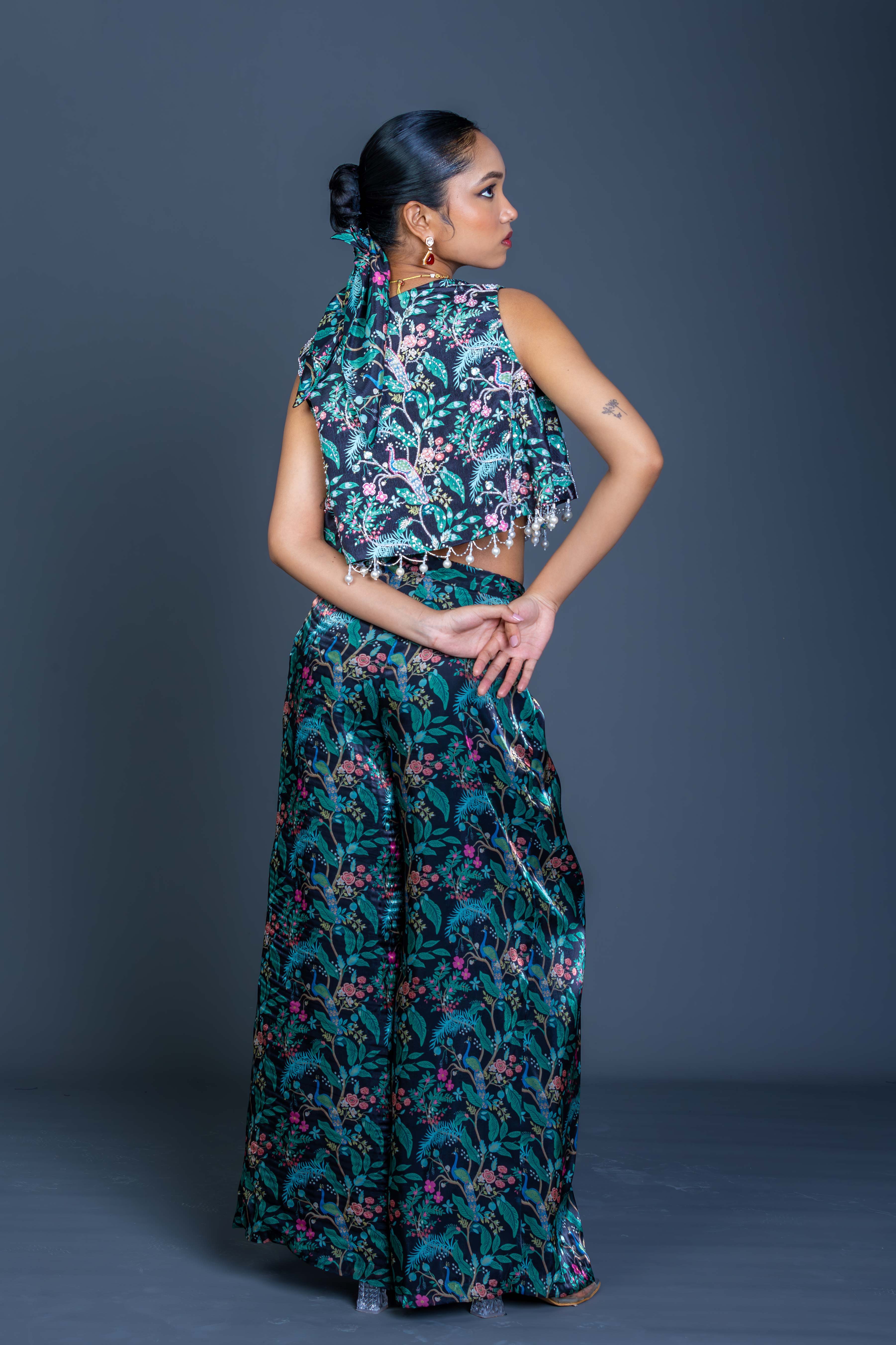 Midnight Grove Three-Piece Coord Set