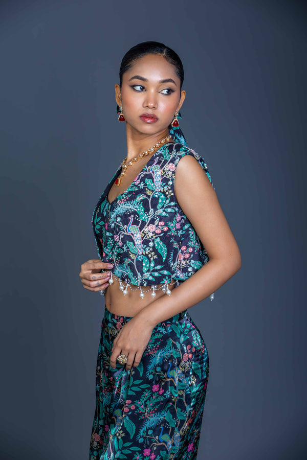 Midnight Grove Three-Piece Coord Set