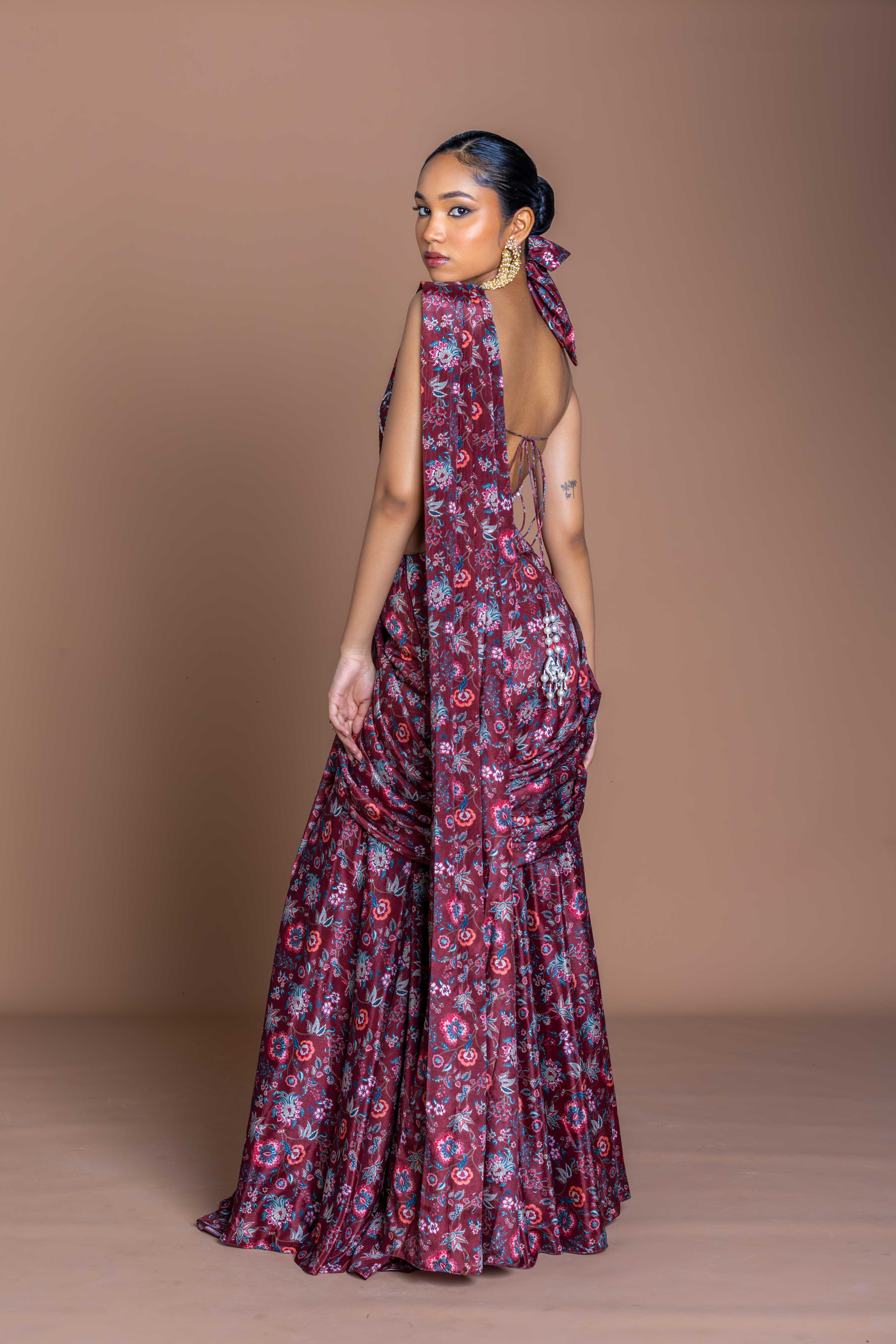 Midnight Rani Saree