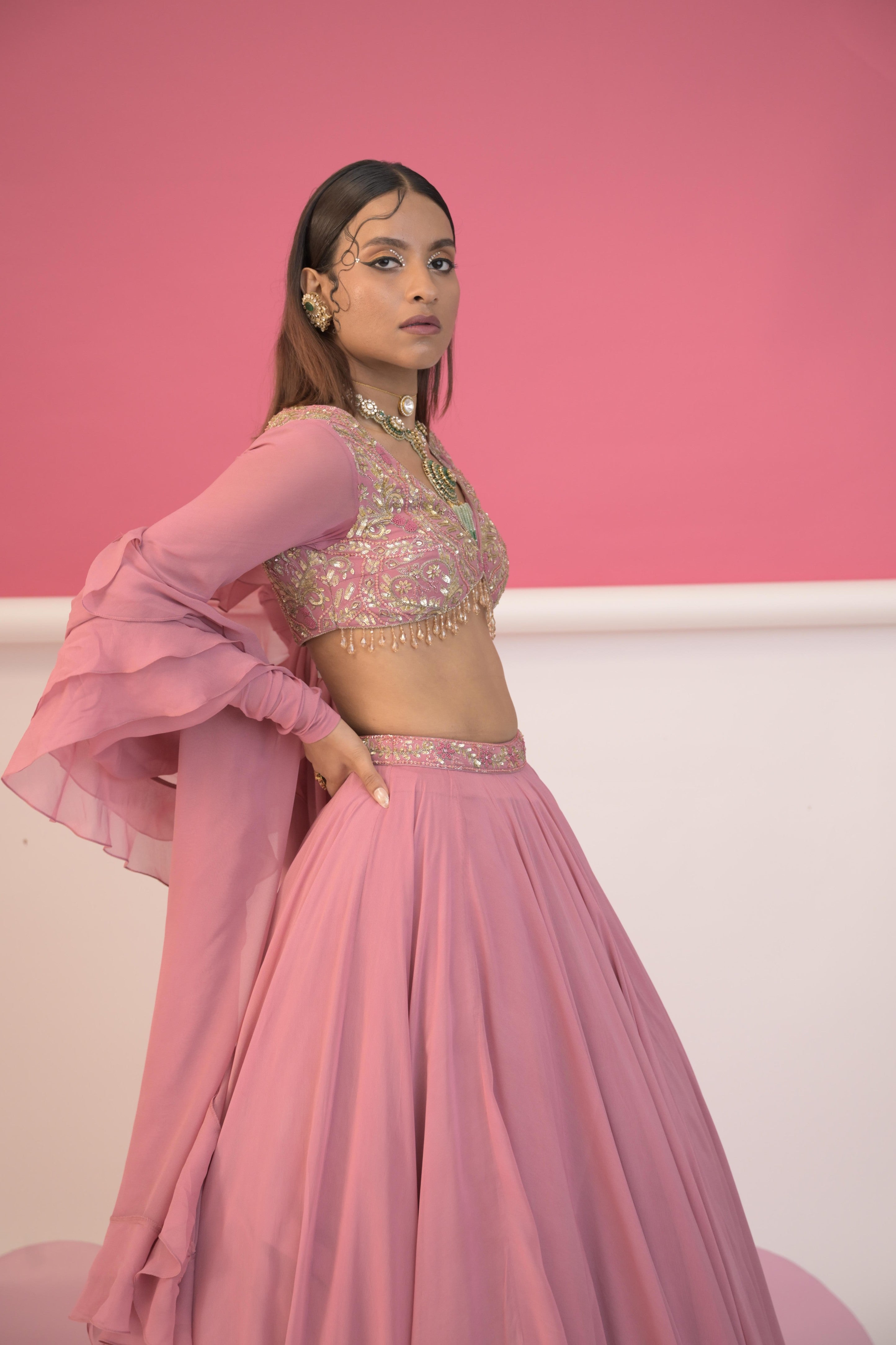 Regal Rose Lehenga
