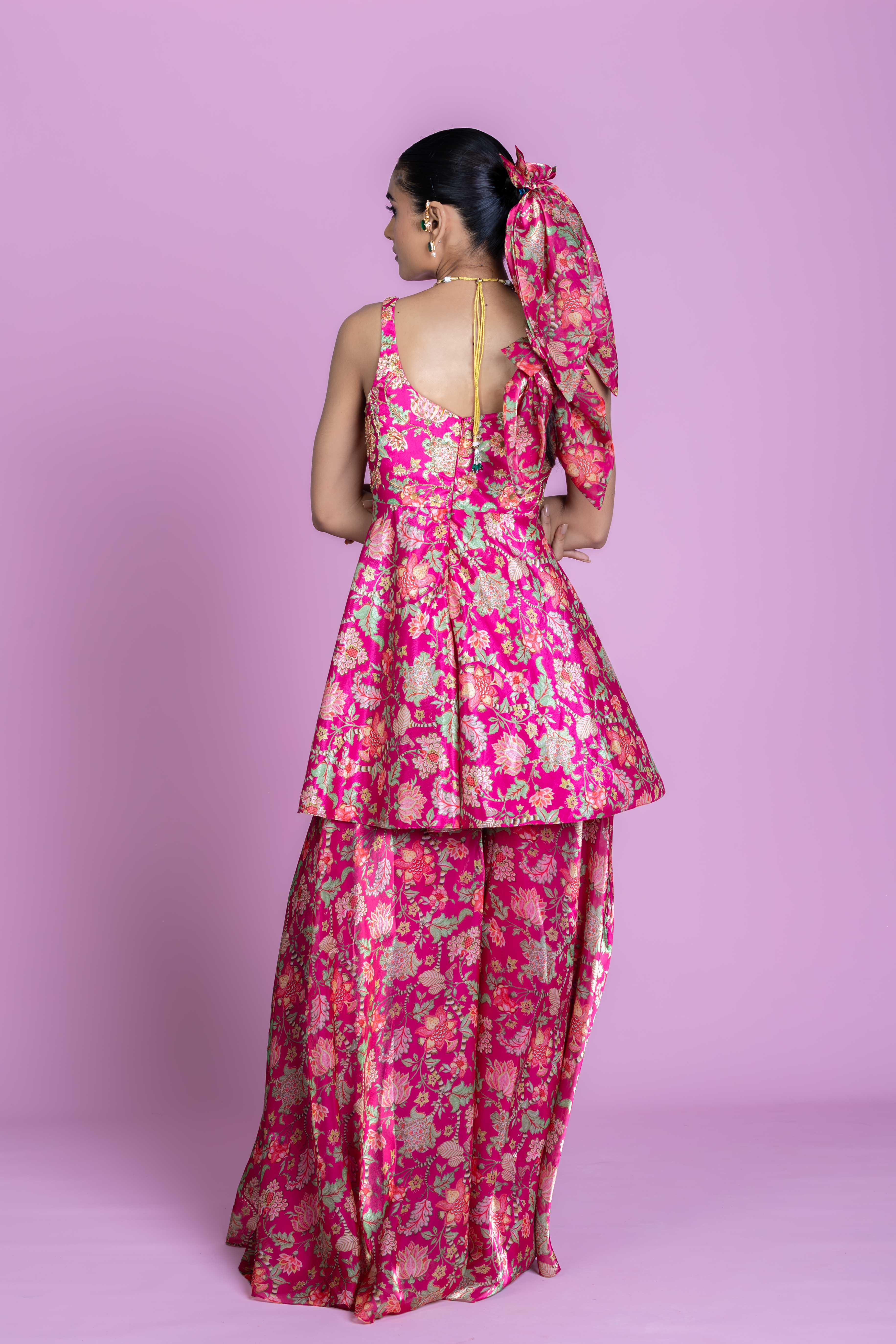 Rani Bloom Embroidered Palazo Set