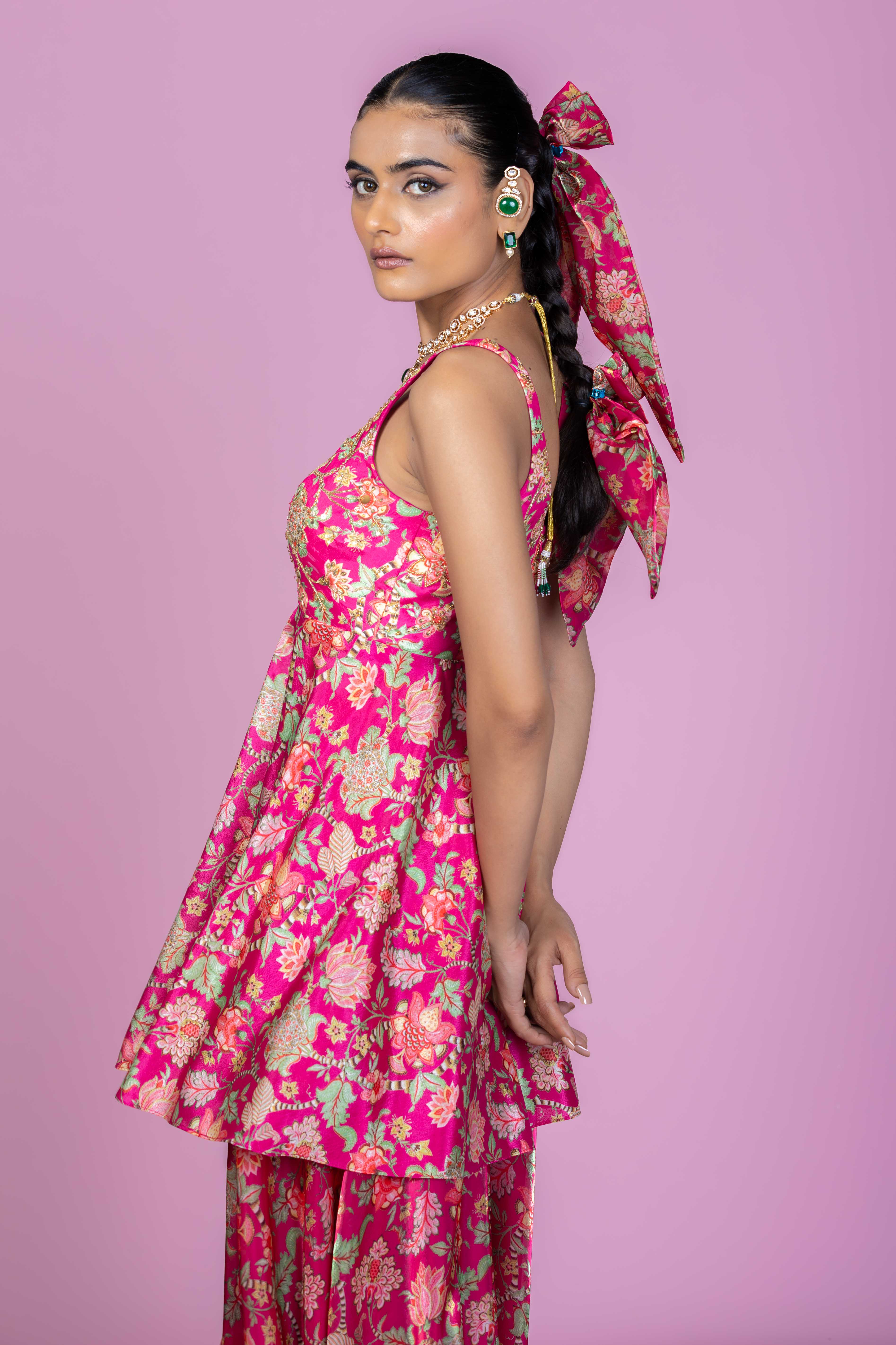 Rani Bloom Embroidered Palazo Set