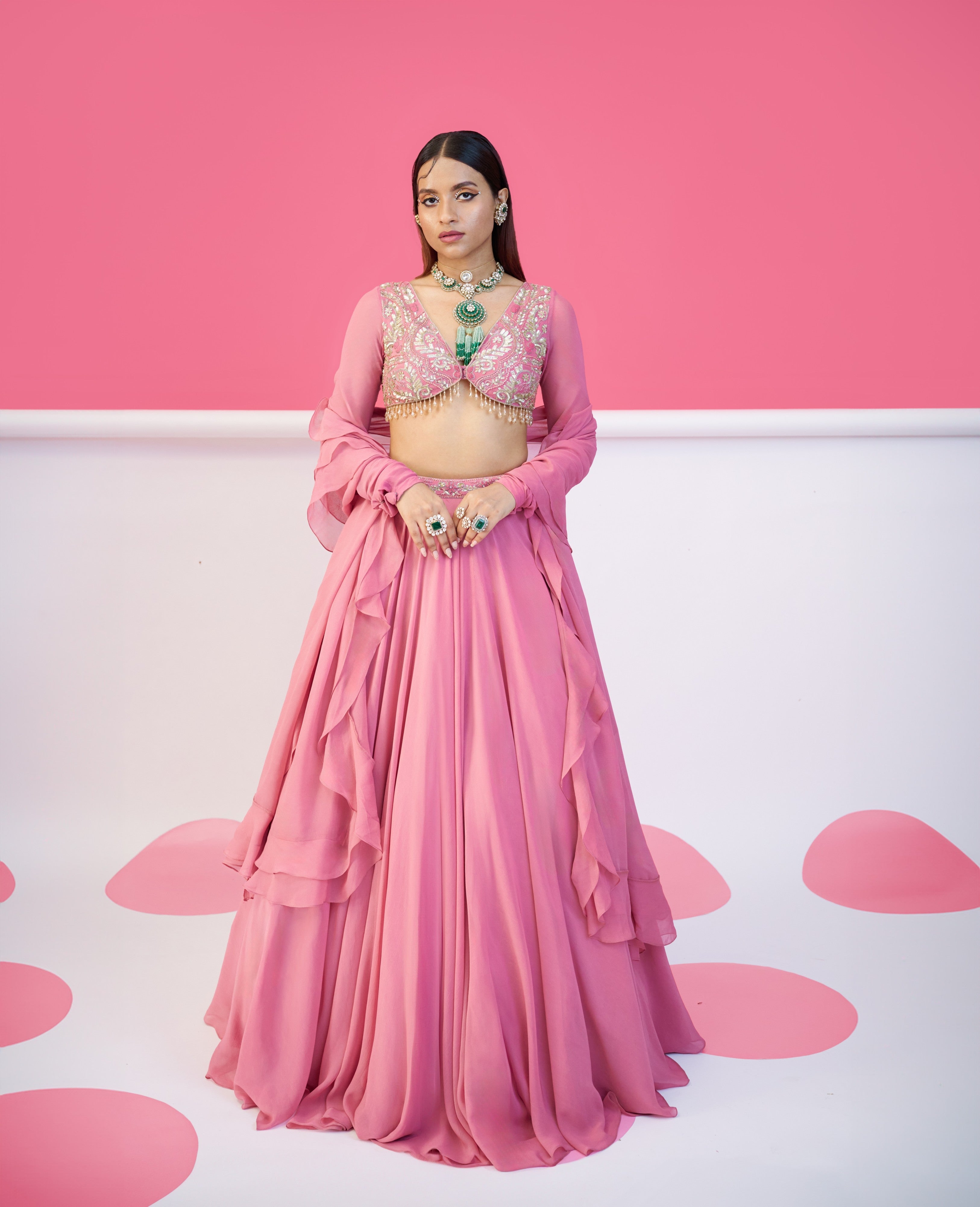 Regal Rose Lehenga