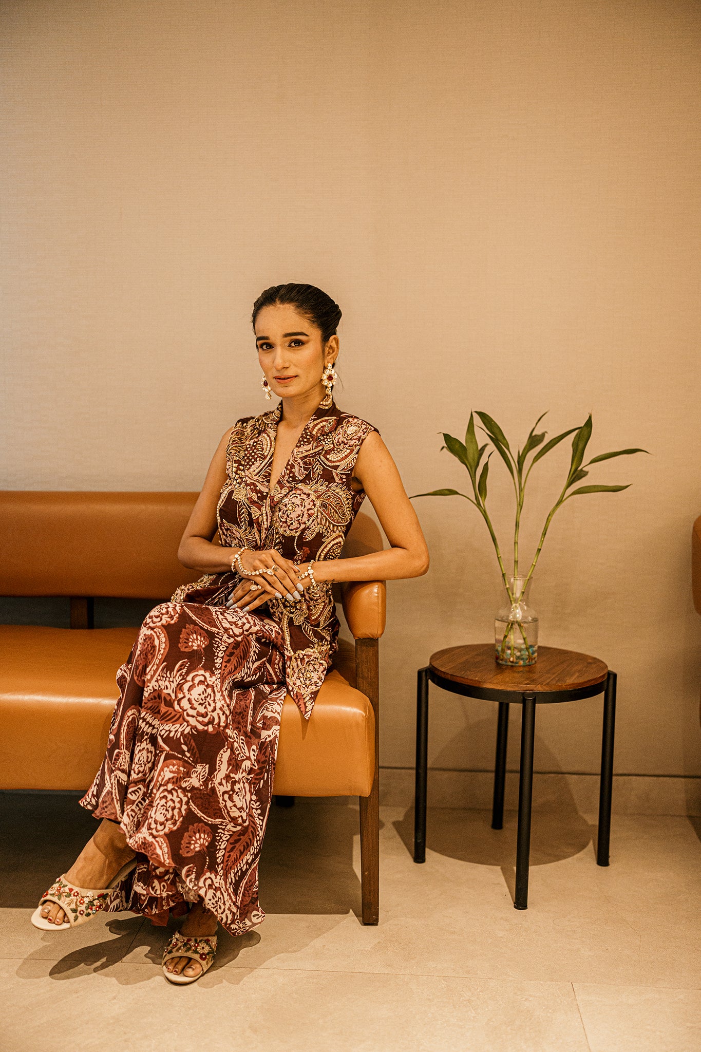 Plum Paisley Coord Set