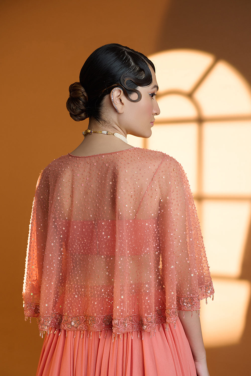 Aurora Cape Lehenga