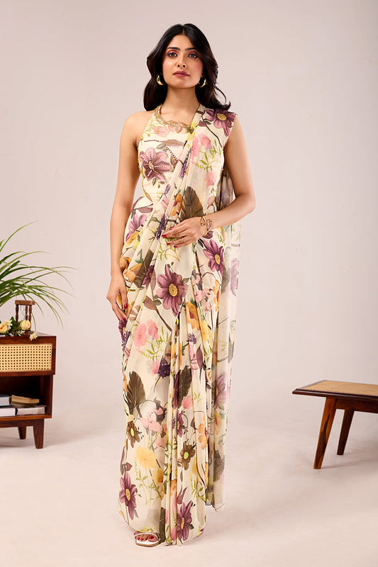 Dori Bloom Saree