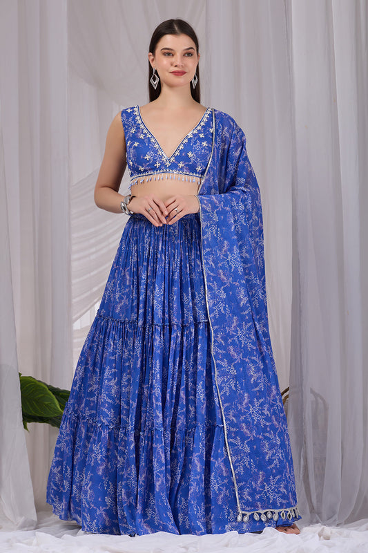 Dori Neel Lehenga Set