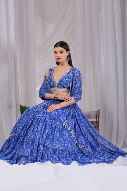 Dori Neel Lehenga Set