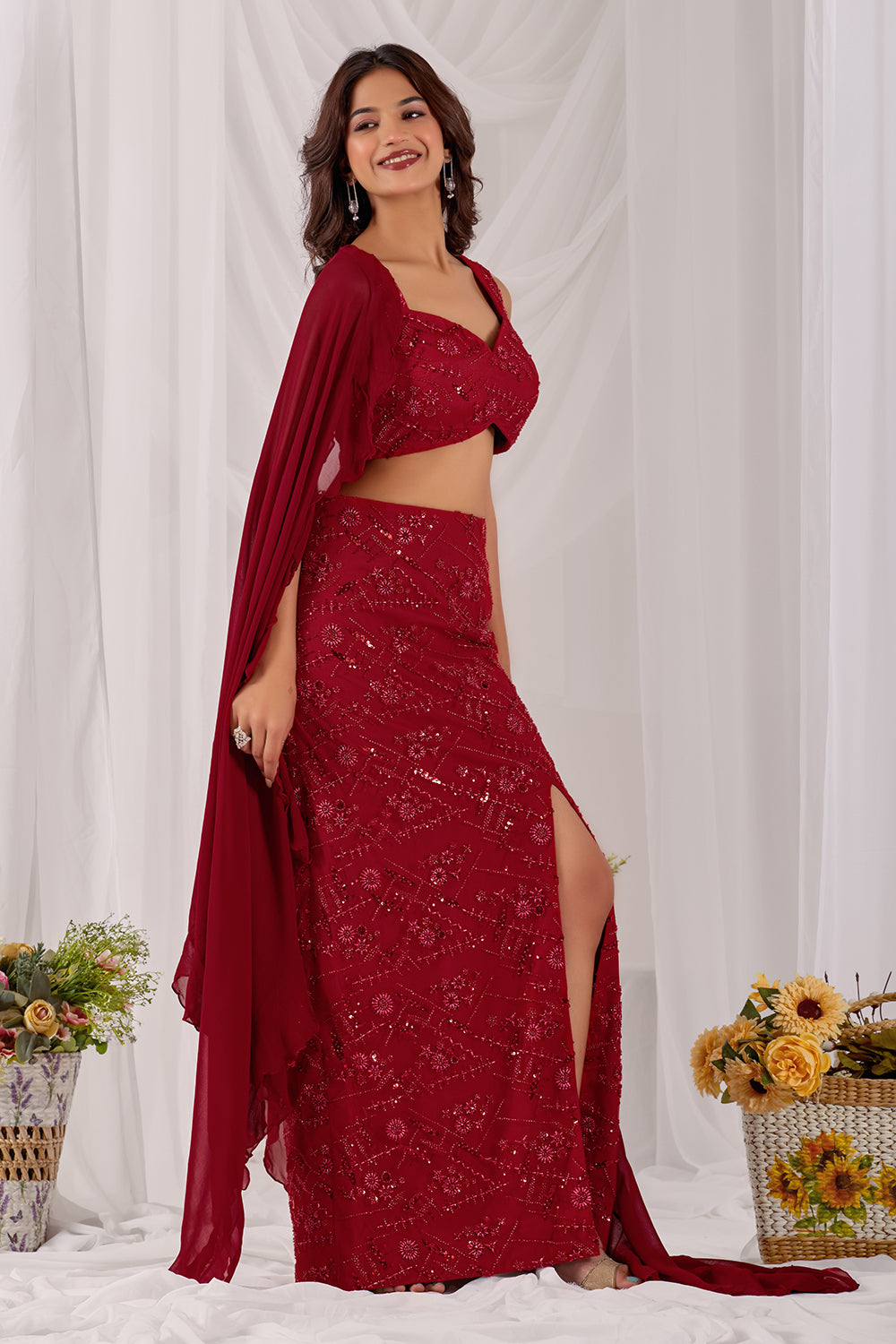 Gulzaar Pencil Skirt Set