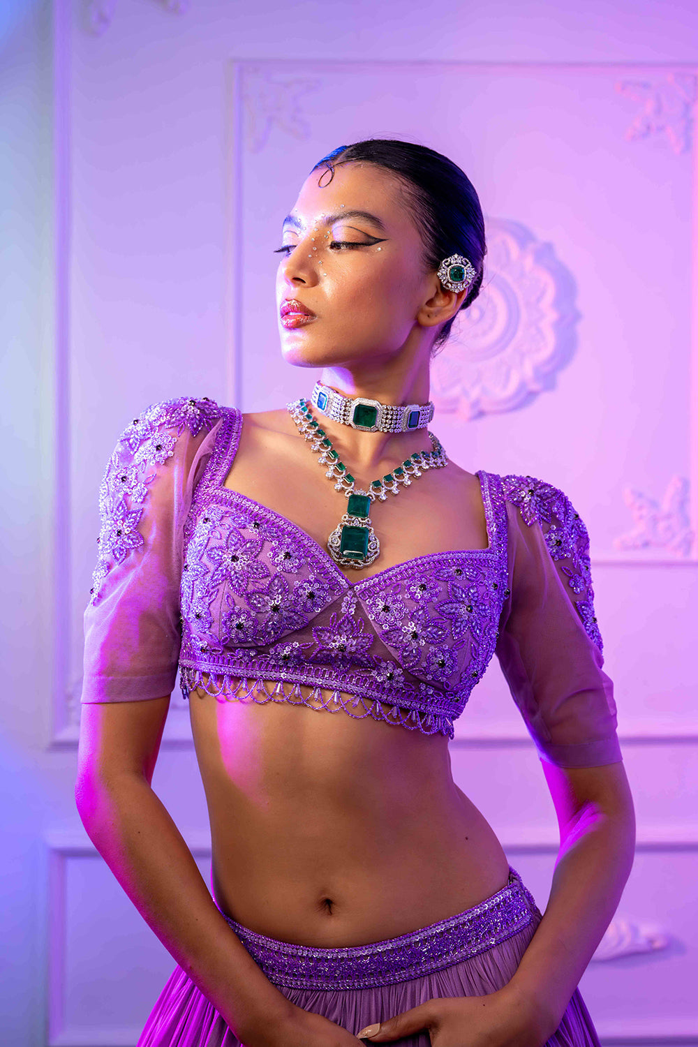 Lilac Charm Lehenga