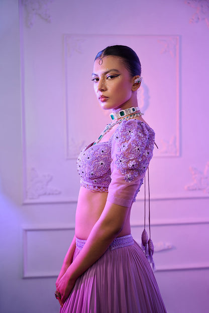 Lilac Charm Lehenga