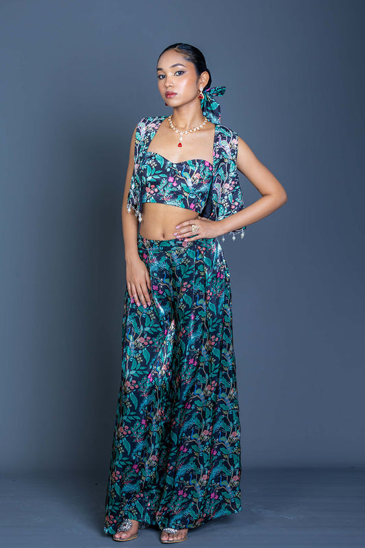 Midnight Grove Three-Piece Coord Set