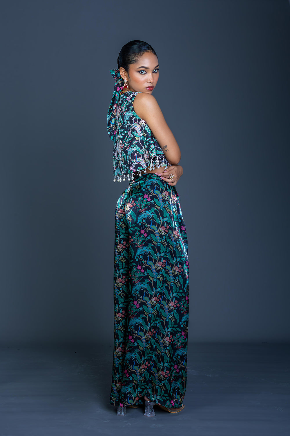 Midnight Grove Three-Piece Coord Set