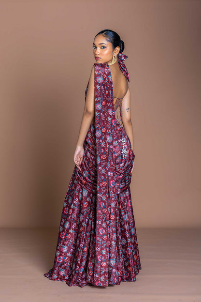 Midnight Rani Saree