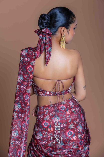 Midnight Rani Saree