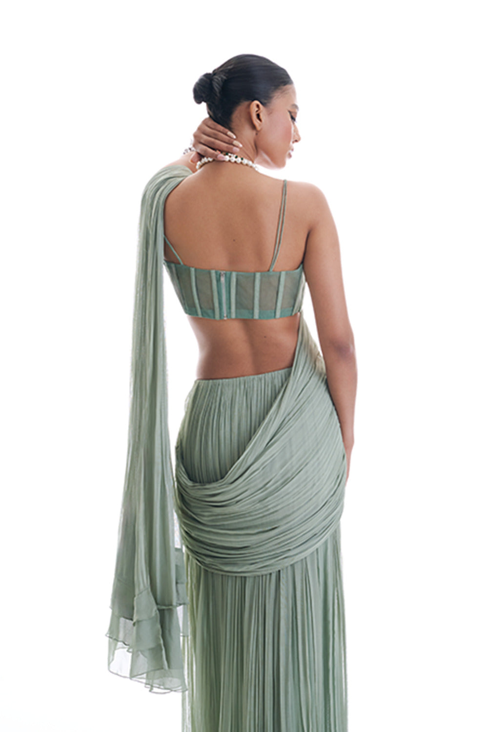 Mystical Sage Saree