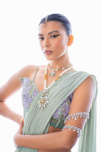 Mystical Sage Saree