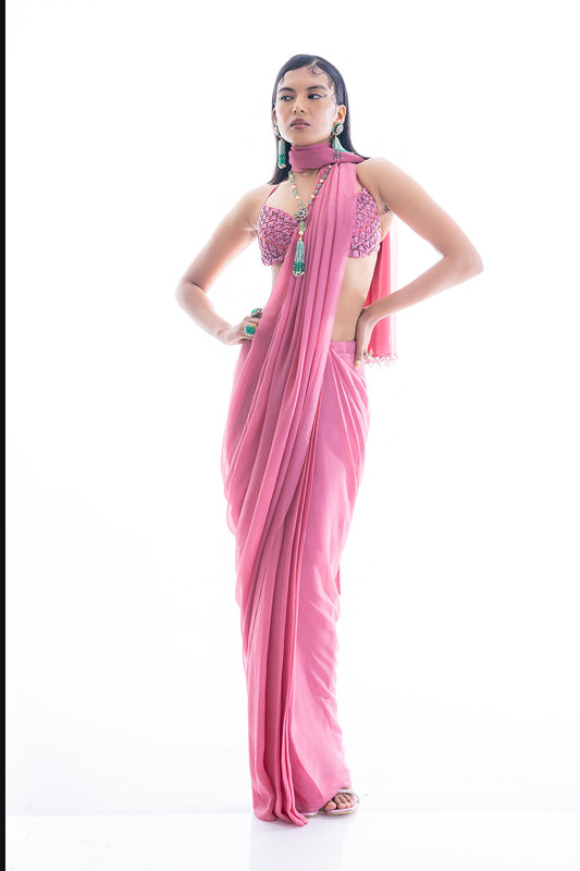 Noble Blush Saree