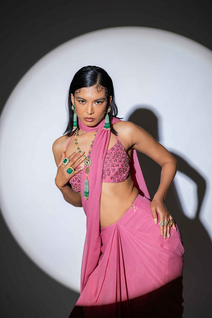 Noble Blush Saree