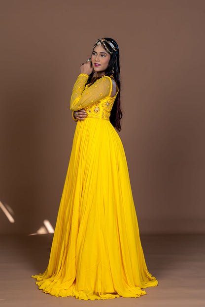 Phool Anarkali Set