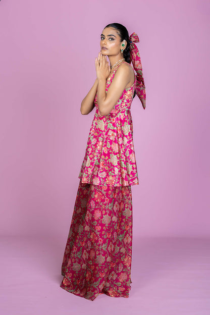 Rani Bloom Embroidered Palazo Set