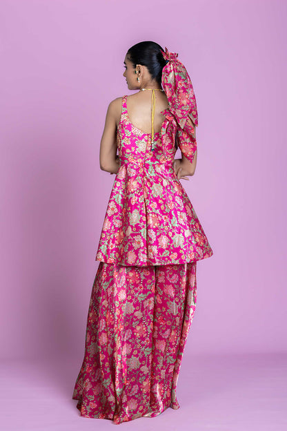 Rani Bloom Embroidered Palazo Set