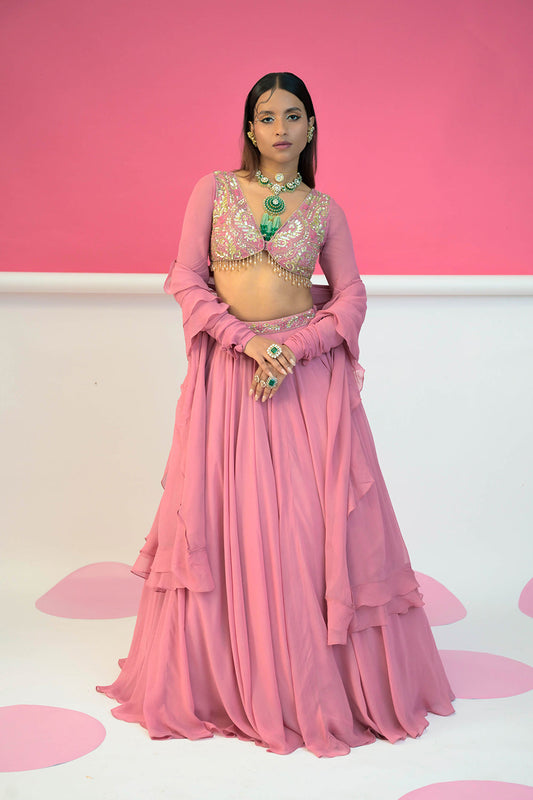 Regal Rose Lehenga