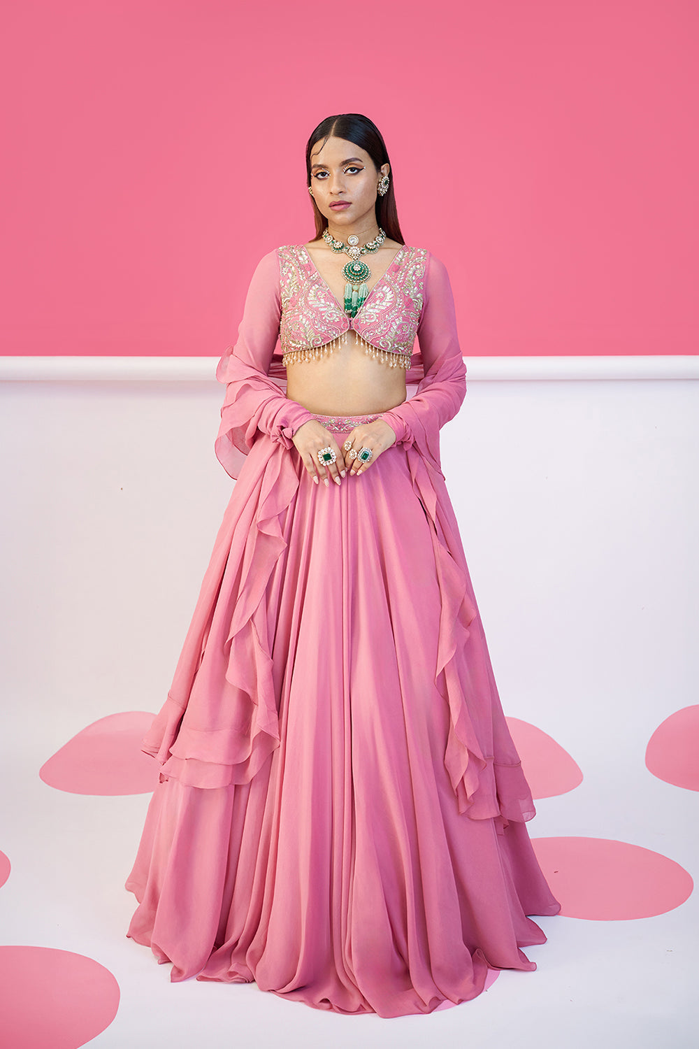 Regal Rose Lehenga