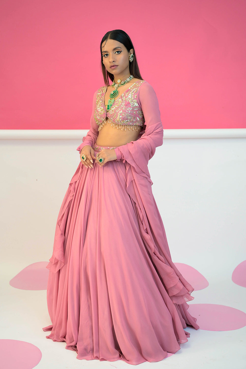 Regal Rose Lehenga