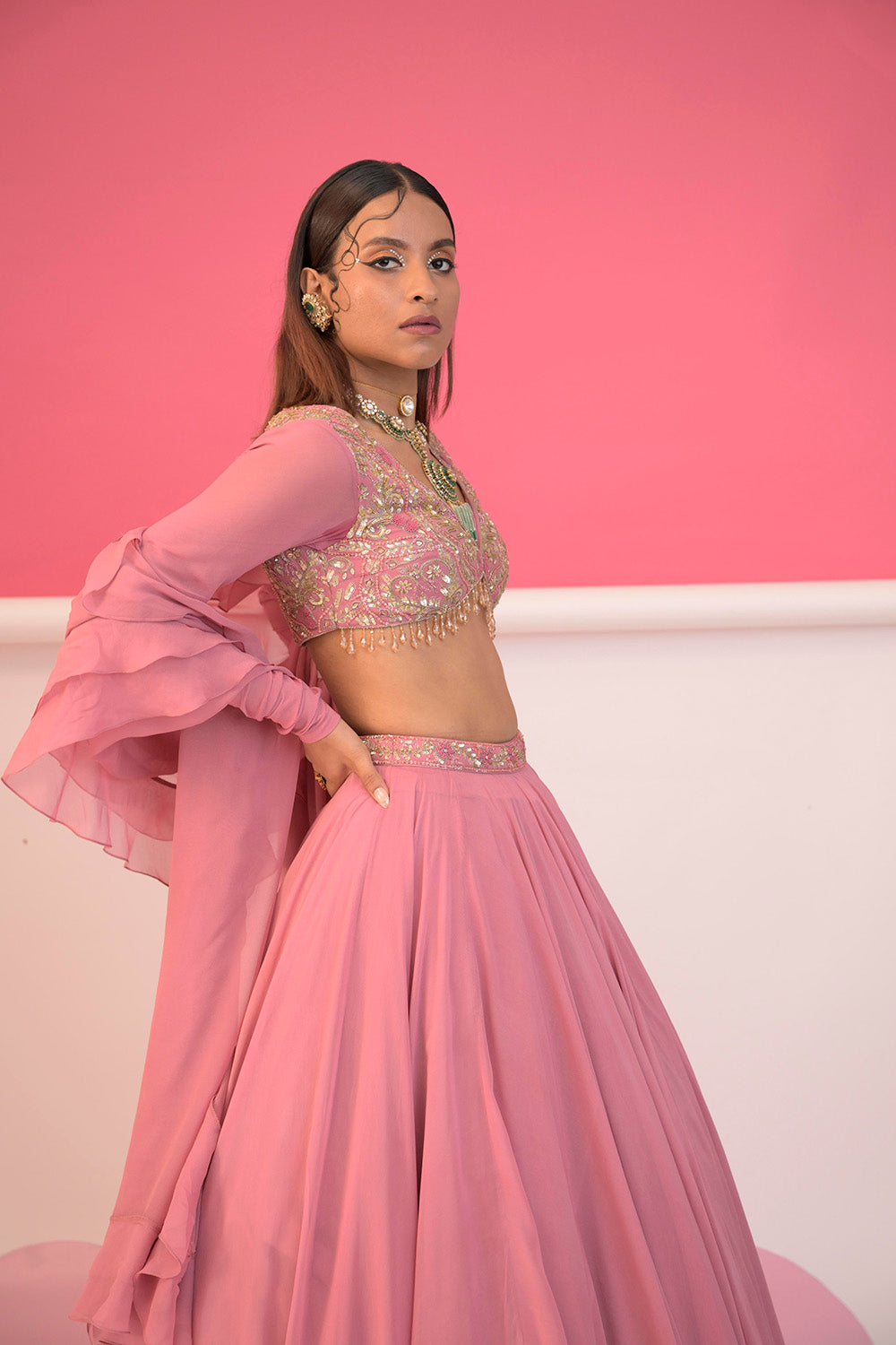 Regal Rose Lehenga