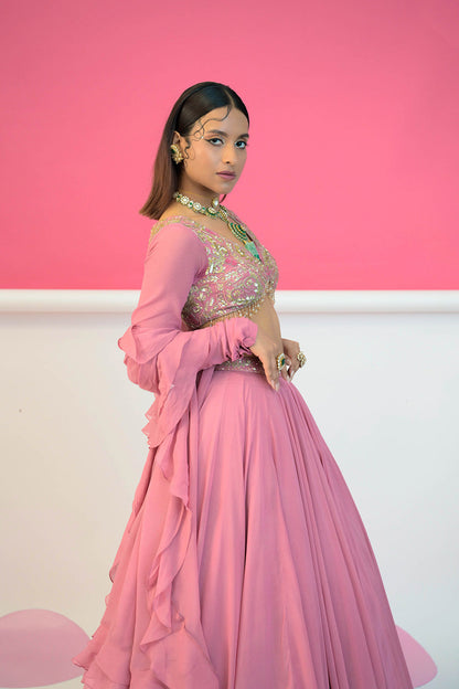 Regal Rose Lehenga