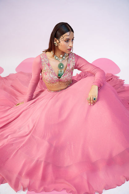 Regal Rose Lehenga