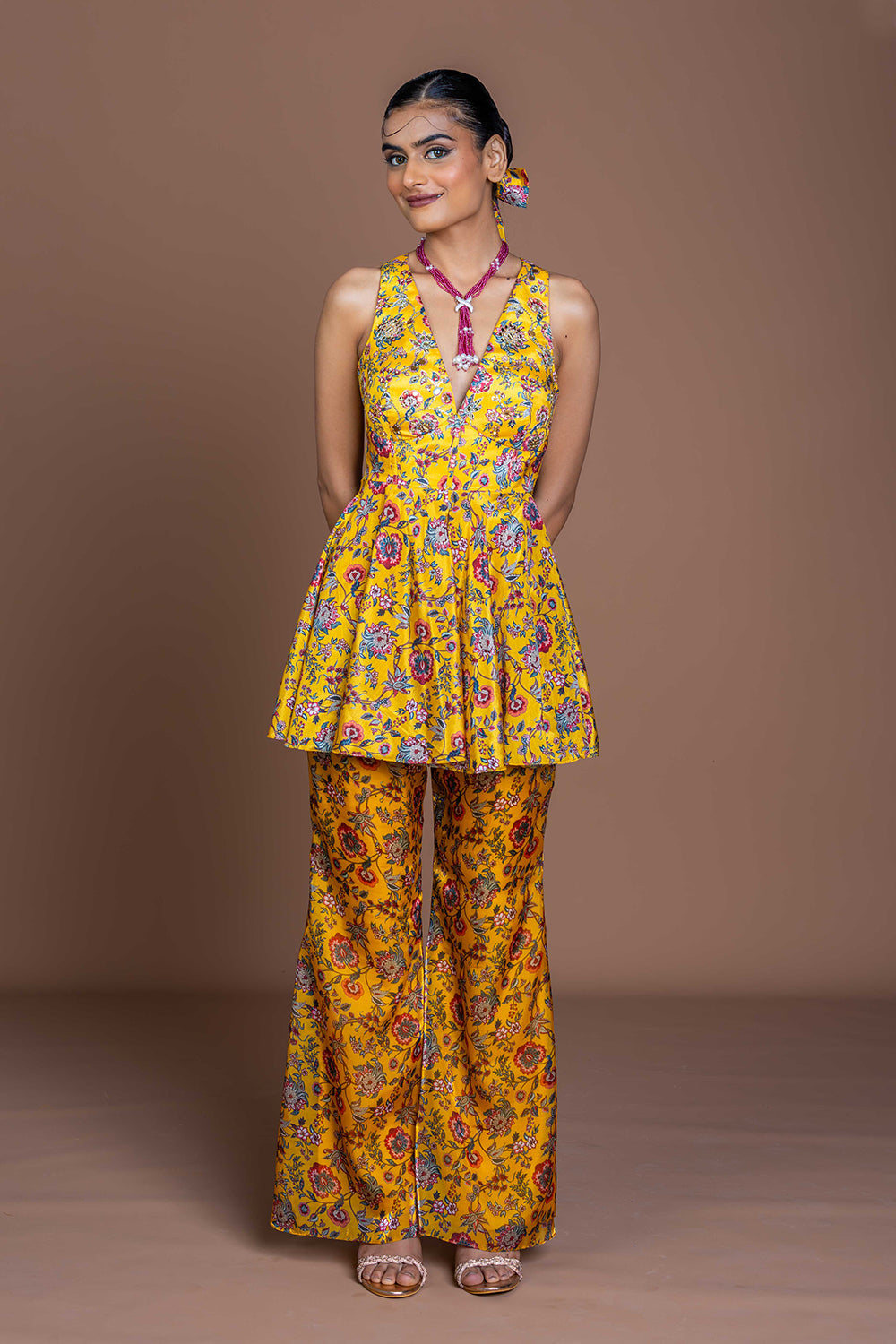 Sundrop Saas Flared Pant set