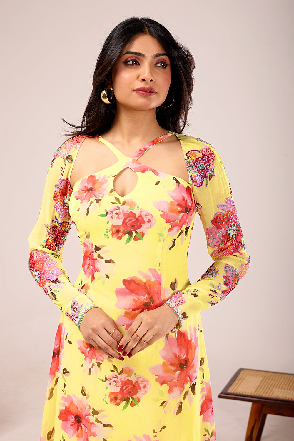 Sunehri Phool Sharara Set
